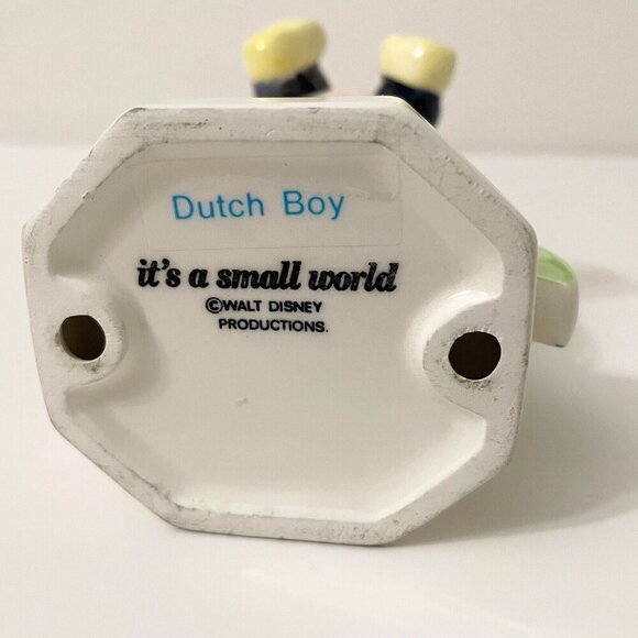 Vintage Disney Its A Small World Dutch Boy Ceramic 6 Inch Tall - Picture 11 of 16